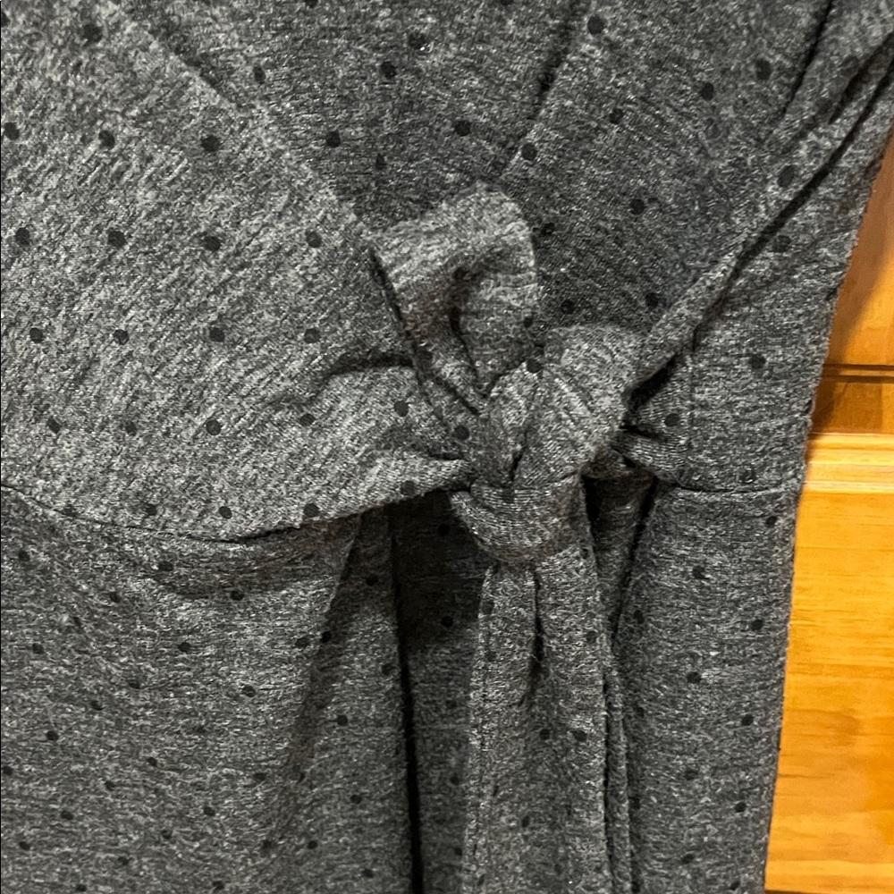 Loft Elegant Gray Long Sleeve Dress - Picture 3 of 6